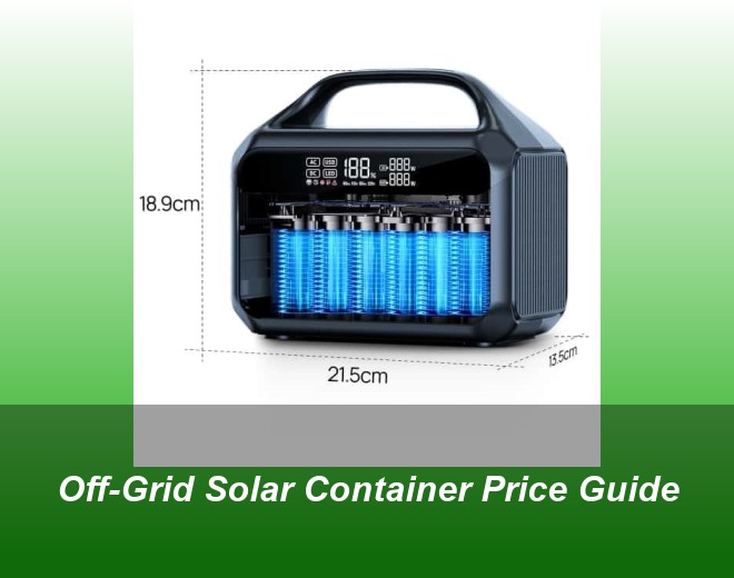 Off-Grid Solar Container Price Guide